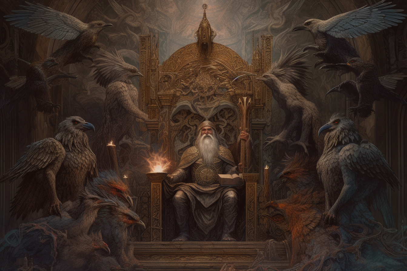 Aesir Gods throne