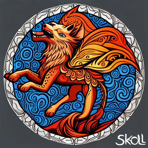 Skoll Norse Mythology: The Fierce Wolf Pursuing The Sun