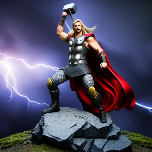 Thor The Mighty Thunderer Unleashing The Strength And Heroism Of Norse Mythology